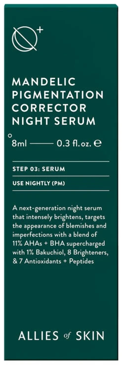 Mandelic Pigmentation Corrector Night Serum 11 Mandelic Pigmentation Corrector Night Serum -Fenty Beauty allies of skin mandelic pigmentation corrector night serum 4