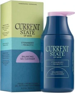 Strawberry + Probiotic Balancing Gel Cleanser -Fenty Beauty current state strawberry probiotic balancing gel cleanser 2